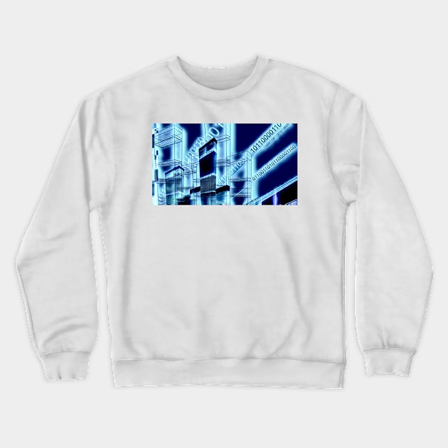 Data Architecture Crewneck Sweatshirt by Tovers